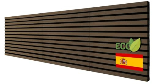 Agalet® ️ 1 Kopfteil für Bett aus Holz + 9 Schrauben + 3 Aufkleber 30 cm | Kopfteil für Betten mit 150 cm, 135 cm, 105 cm, 90 cm | Kopfteil aus Holz (3 Paneele von 50 x 50 cm) Eiche