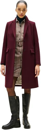 Tommy Hilfiger Women's Classic Sb Wool Reg Coat Ww0ww46547 Single-breasted Coat (pack of 1)