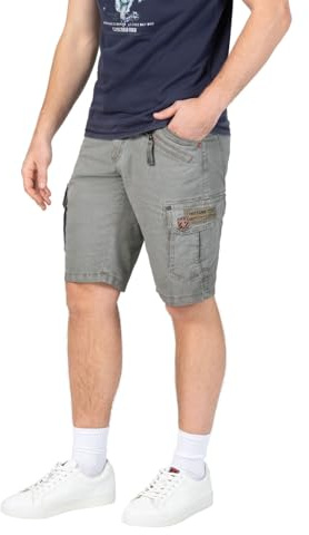 Timezone Herren Cargo Bermuda Shorts Regular RYKERTZ Short Mid Waist Regular Fit