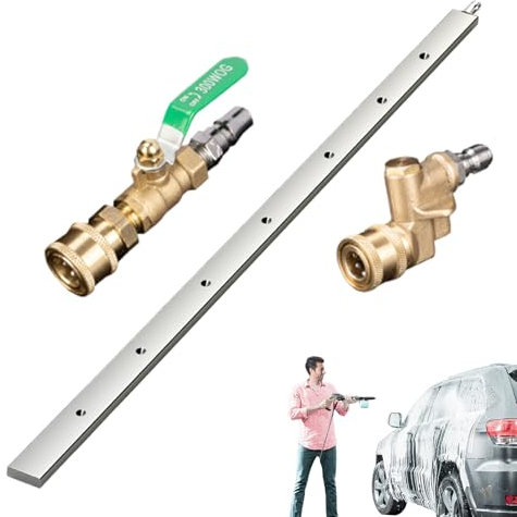 Reinigung für Heizkörper | Waschmittel für Heizkörper 60 cm, Hochdruckreiniger aus Edelstahl mit Schnellanschluss 6 mm für LKW und