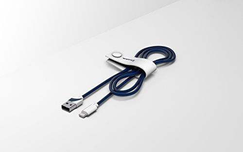 Tribe Vespa Biancospino Lightning/USB Ladekabel 120 cm, Lightning auf USB mit MFi Zertifikat für Apple iPhone, iPad, iPod