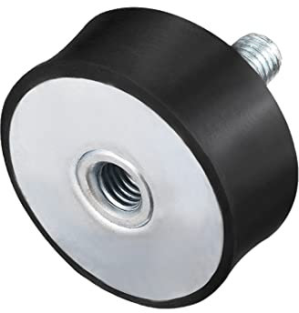 sourcing map M10 Stecker Buchse Gummihalterungen Schwingungsisolatoren Stoßdämpfer Schwarz