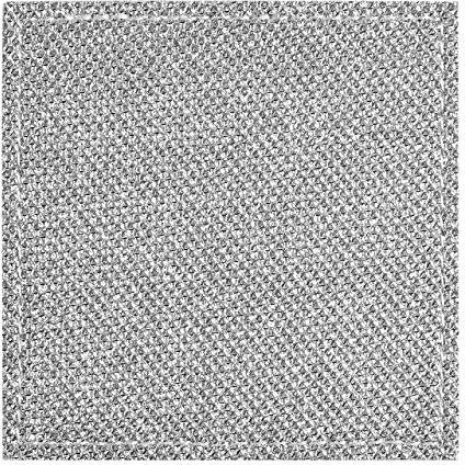 Premier Housewares 1203687 Set mit 4 Glitzer-Untersetzern, Silber