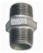 NIPPLO ZINCATO 1 1/2 DOPPIA GIUNZIONE TUBO ACQUA FERRO RACCORDO NIPLES