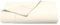 Pizuna 100% Cotton Flat Sheets Double Ivory, 400 Thread Count Long Staple Cotton Bed Sheets Double 230x280 cm, Soft Sateen Weave Top Sheet Double (Cotton Double Flat Sheet Ivory)