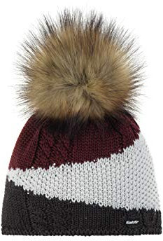 Eisbär Women's Eden Lux Crystal Hat Graphite White Bordeaux / Real