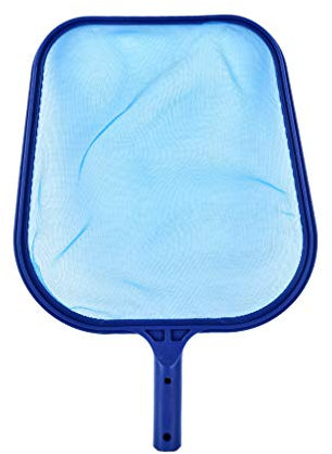 Red de malla fina para piscina con rastrillo de hojas de piscina, malla fina, limpiador para bañera de hidromasaje, spa, estanques, fuentes