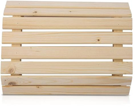 Agatige Pantalla de Madera para Sala de Vapor, lámpara de luz Resistente a Altas temperaturas, Accesorios para Sala de Sauna antiexplosión