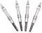 TAKPART 4x Heizung Glühkerze Set 0250202036 1214040