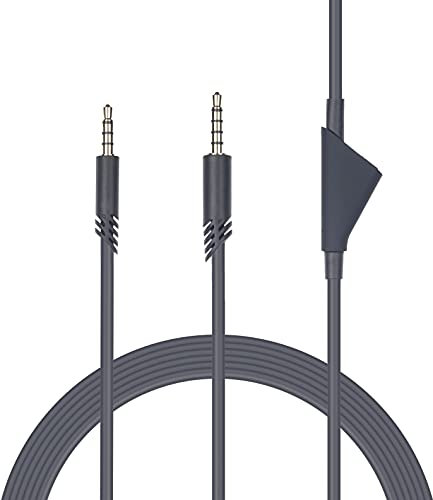 Yaowanguan Ersatz Inline Mute Kabel für ASTRO A10/A40/A30/A50/A40TR-Gaming Headsets (2m/6.6Fuß, schwarz)