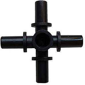 Nuojie Giardinaggio dell'irrigazione Dripper. 50pcs Connettore per Tubi da Giardino 6mm con Tubo a 5 Vie Connettore rapido Irrigazione Collettore di irrigazione Atomizzazione Adattatore di ugello