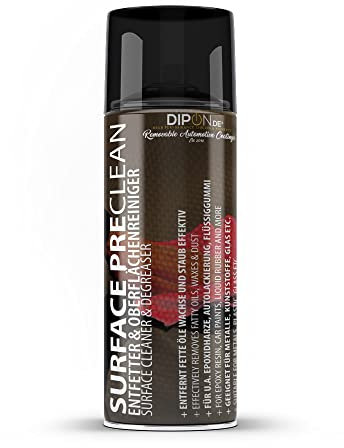 Surface PreClean Spray 400 ml – Desengrasante y limpiador de superficies altamente eficaz para resinas epoxi, pinturas acrílicas, poliuretano y todas las superficies de vidrio, metal o plástico.