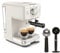 Moulinex Soleil Cafetière expresso à pompe, Réglages manuels, Pression pompe 15 bars, Buse mousseur à lait, Accessoires, Réservoir d'eau amovible 1,5 L, Porte-filtres simple et double XP330A10