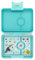 yumbox Snack S Lunchbox (Misty Aqua) - kleine Brotdose mit 3 Fächern | Kinder Bento Box für Kindergarten, Schule - passt in den Schulranzen