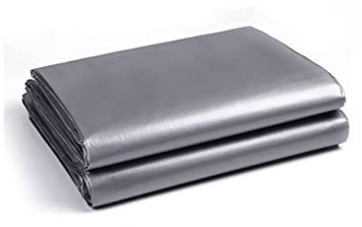 Abdeckplane Wasserdicht 2.8x4.8m 160g/m² Plane mit Ösen Gewebeplane Reißfeste Regenplane für Gartenmöbel, Carport, Pool, Staubdichte Regendichte Plane, Schutzplane