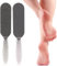 Lima per piedi Grattugia Pedicure anti calli Corno Rugosità - Levigatrice Scrub Pelli Morte - Rapatrice Raschietto Double Face Qualità Soggiorno Professionale - 10 ricariche smeriglio