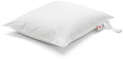 FOSSFLAKES Nordic Sleep Bed Kissen für Seitenschläfer | Großes Kissen mit kuscheliger Füllung | Nackenstützkissen zur Linderung von Nackenverspannungen | Hypoallergen und waschbar