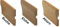 Holzblende, Abdeckblende für die RenoShop Treppenkantenprofile (110 cm, Eiche)