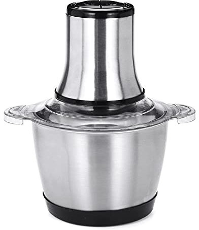 Hachoir électrique 3L 800W Hachoir à viande électrique Mélangeur Hachoir Mélangeur Robot culinaire Machine pour Fruits Noix (Couleur : Argent Taille : 3L) (Couleur : Argent, Taille : 3L) (Argent