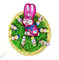 1x Osternest gefüllt mit 1x Only Osterhase in pink und 1x Only kleine Osterhasen I Milchschokolade I Fair Trade Kakao I Osternest befüllt mit Osterhase Schokolade I kleines Ostergeschenk für Kinder