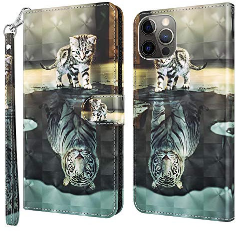 Rapuled Cover per iPhone 11 PRO, Custodia a Libro per iPhone 11 PRO (5,8 Pollici), Flip Caso in PU Pelle Portafoglio Custodia con Slot Carte Protezione Magnetica [Interno TPU Antiurto] (Chat 1)