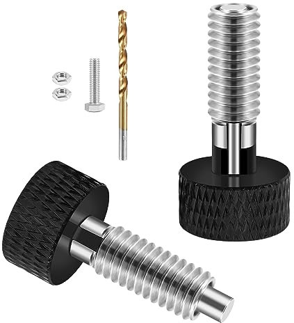 Empuñadura de resorte retráctil manual con moleteado, pasadores de liberación rápida de acero inoxidable para caja de herramientas rodante