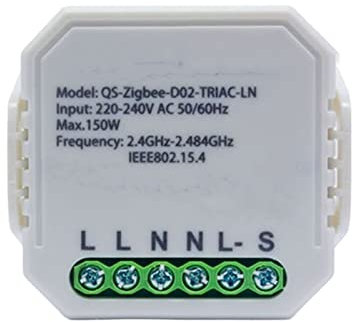 HASMI Modulo Interruttore dimmer con/Senza Neutro (Color : 2 Gang, Size : with Neutral)