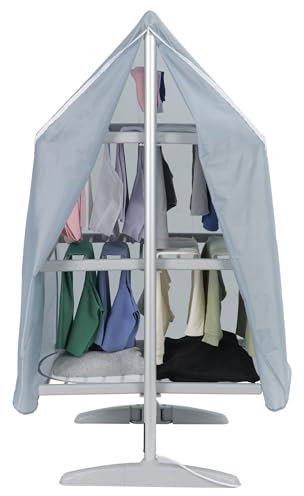 Heated Airer Cover 3-Tier: Drying Rack Cover with Zip, Efficient Drying & Storage to Dry Clothes Faster for Heated 3 Tier or 4 Tier Clothes Horse - 147 X 73 X 70 cm