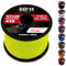 GO!elements 30m Paracord Seil aus reißfestem Nylon - 3mm Paracord 425 Typ II max. 192kg - Schnüre als Outdoor Seil, Allzweckseil, Survival Seil, Armband, Hundeleine, Nylonschnur, Farbe: Neon