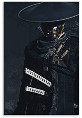 YIFANF Leinwand Druck Poster 50 * 70cm Senza Cornice Poster del gioco Ghost of Tsushima Modern Family Bedroom Decor Posters