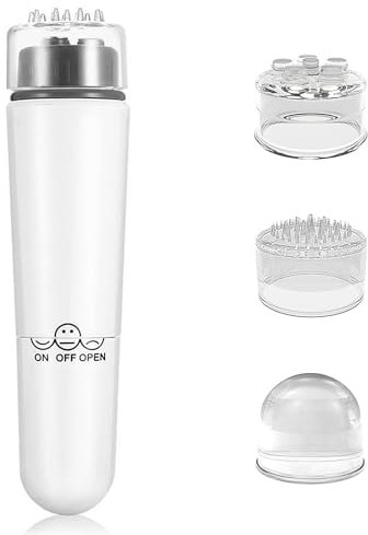 4 in 1 Mini elektrische Gesichtsmassagegerät, Mini Akupressur Massagegerät für Muskeln, Anti-Aging Gesichtsmassagegeräten