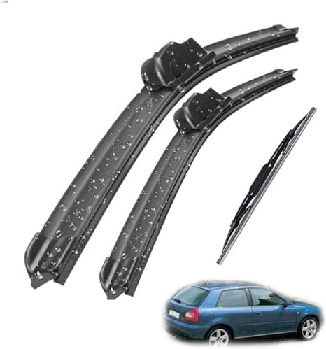 Rdgnls Scheibenwischer-Set für Audi A3 8L 1996-2003 21 19 16, Easy Set Upgrade Scheibenwischer Gummi Wischer - perfekte Passgenauigkeit