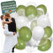 Hochzeitsheld® Luftballons Hochzeit Grün 25 Stück - 100% Made in EU aus biologisch abbaubaren Kautschuklatex - Helium Ballons Hochzeit, Luftballon Hochzeit, Hochzeit Luftballons, Hochzeitsballons