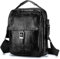 SUCIKORIO Leder Umhängetasche Herren Klein, Multi-Pocket Männer Schultertasche 26x22x10cm Wasserdicht Sling Crossbody Bag Handtaschen Herrentasche Mit Oberem Griff für Arbeit, Reise