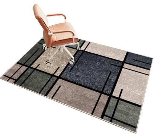 Tapis Protection Sol Chaise Bureau 160 x 200 cm, Tapis de Sol Bureau Tissu, Tapis de Chaise à Rouler, Tapis de Chaise Gaming, Tapis de Sol pour Fauteuil, Tapis Antidérapant Sous Chaise de Bureau