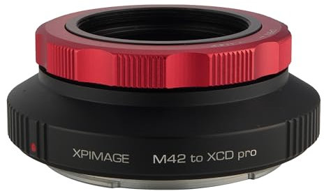 XPIMAGE Objektivadapterring für M42-Objektive mit Schraubgewinde für Hasselblad X-System XCD-Kamera X1D X2D