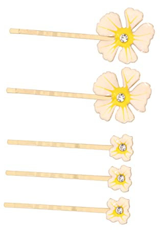 Vaguelly Juego De Pinzas Vintage Flores 5pcs Ganchos Pelo Mujer Accesorios Pelo