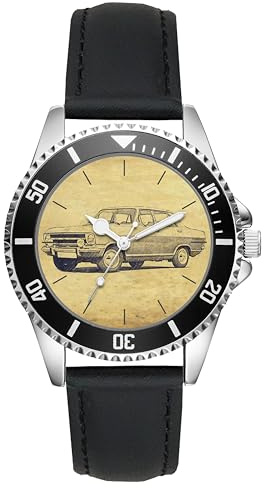 KIESENBERG Herrenuhr Armbanduhr Kadett B Geschenk Fan Artikel Analog Quartz Lederarmband Uhr L-20206