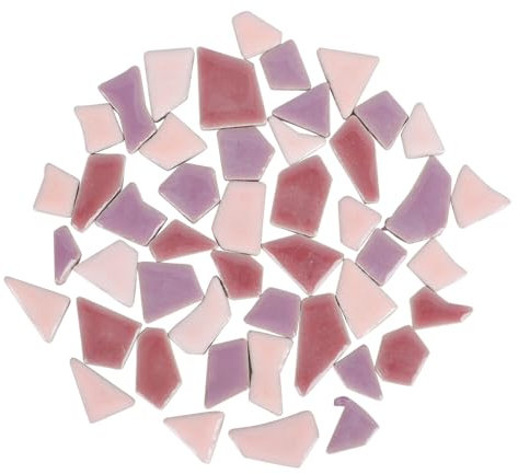 Cabilock 500g -fliesen Glasiert Kleine Fliesen Für Diy-projekte Glasierter Stein Für Kreatives Gestalten Robust Und Kratzfest Als Einweihungsgeschenk