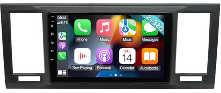 Autoradio mit Bildschirm Android 13, 9 Zoll Android Auto Radio A-pple Carplay Display Touch Screen mit Navi Bluetooth Mirrorlink RDS FM/AM DSP