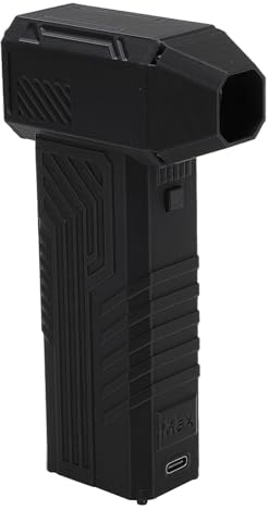 Supyini, soplador de polvo de chorro negro potente, 130000 rpm, para teclados y coches de secado rápido, ventilador eléctrico portátil para una limpieza rápida