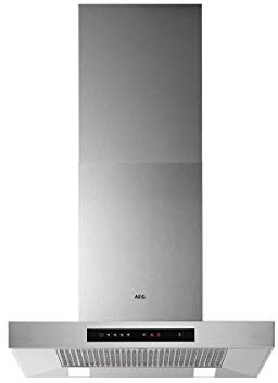AEG DBB5660HM Campana extractora de pared, 60 cm, 4 velocidades, Potencia hasta de 779 m3/h, Nivel de ruido 55 dB(A), Luces LED, Sincronización automática con placa compatible, Inox, Clase A