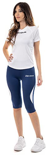 Givova, lauf- caprihose, blau, L