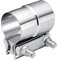 EVIL ENERGY Exhaust Clamp,Lap Joint Band Clamp Stainless Steel for Pipes,Mufflers,Catalytic Converters (1, 2.5 inch)