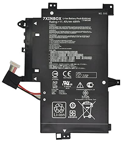 7XINbox 11.1V 48Wh B31N1345 Ersatz Akku Batterie für Asus Transformer Book Flip TP500L TP500LA TP500LN TP500LN4510 Series