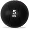 VirtuFit Medizinball Pro - Medizinball - 5 kg - Gummi - Schwarz