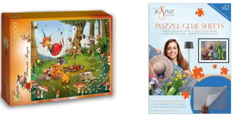 Grafika Puzzle 2000 Teile – François Ruyer – Nique der Hexe + Kleber