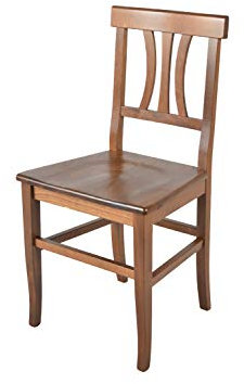 t m c s Tommychairs - Silla Artemisia para Cocina y Comedor, Estructura en Madera de Haya Color Nogal Claro y Asiento en Madera