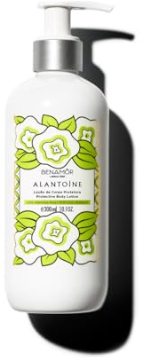 Benamôr - Alantoíne Body Liquid Lotion - Natural Moisturising Body Lotion with Allantoin, Castor Oil and Organic Lemon Extract - Paraben Free - 300 ml Pump Bottle