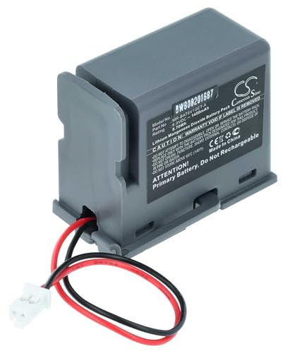 vhbw Batterie kompatibel mit Mitsubishi MR-BAT6V1SET-A | PLC Programmable Logic Controller (1450mAh, 6V, Li-MnO2)